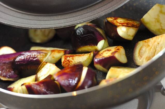 ナスのコチュジャン炒めの作り方の手順2