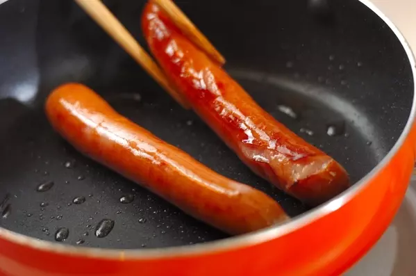 ホットドッグの作り方1