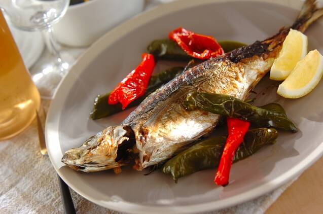 アジのハーブ焼き