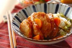 揚げ天と白菜のくったり煮