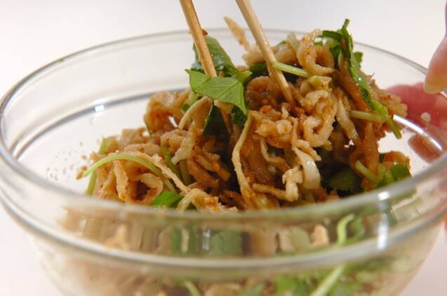 切干し大根のゴマ和えの作り方の手順2