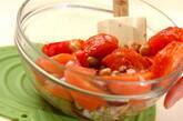 トマトとミックスビーンズのビネガーサラダの作り方1