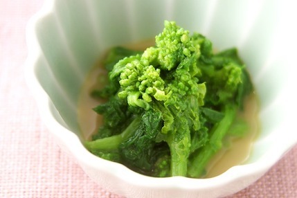 春の定番！菜の花のからし和え