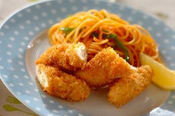 サクサクヘルシー！ささ身とチーズのフライ