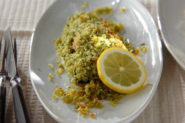 サバの香草パン粉焼き