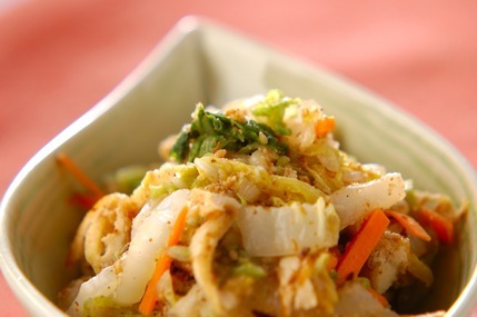 白菜のゴマ酢和え