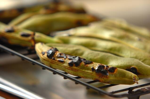 素焼きソラ豆の作り方の手順1