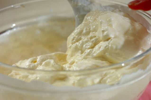 かわいい！華やか桃のヨーグルトムースケーキの作り方の手順12