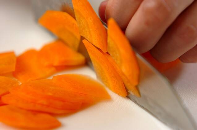 ニンジンのポタージュの作り方の手順1