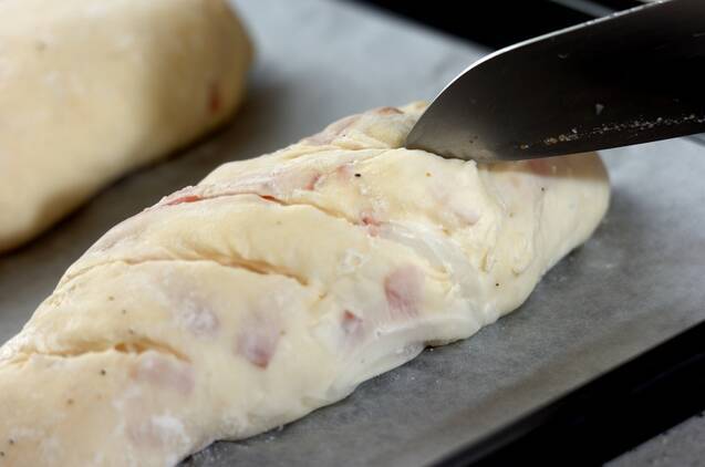 新玉ベーコンブレッドの作り方の手順12