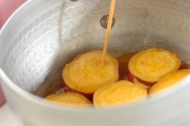 サツマイモのショウガレモン煮の作り方の手順4