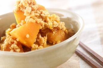 カボチャのそぼろ煮