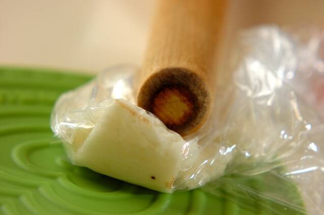 マグロの山かけの作り方の手順3