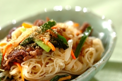 素麺のチャプチェ風 副菜 レシピ 作り方 E レシピ 料理のプロが作る簡単レシピ