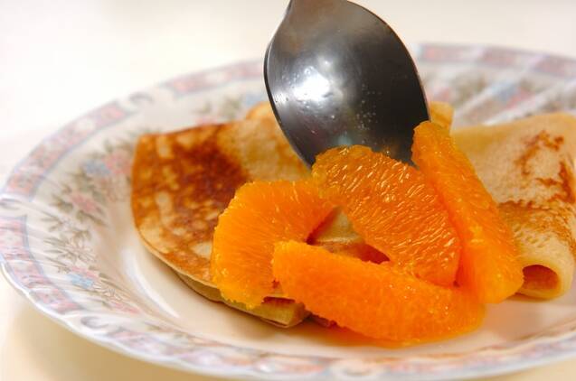 オレンジクレープの作り方の手順6