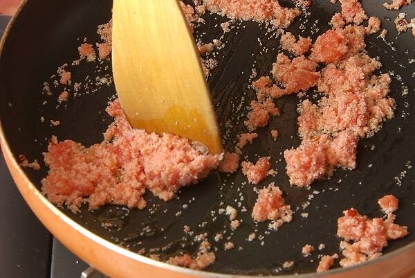 タラコスパゲティの作り方の手順5