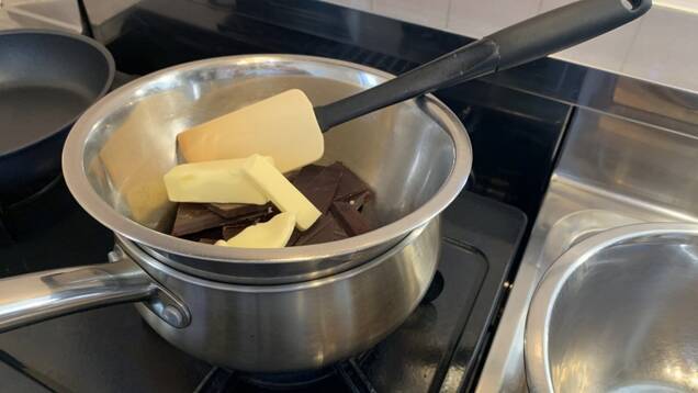 ライチ風味のムースオショコラの作り方の手順5