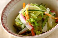 白菜とカマボコの和風コールスロー