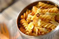 キャベツとツナの和風ペペロンチーノ