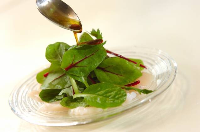 ホタテのカルパッチョ仕立ての作り方の手順2