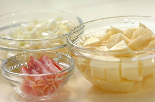 ビシソワーズの作り方の手順1