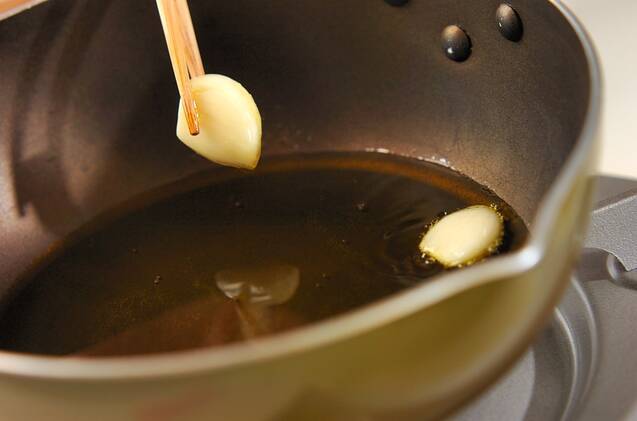 豆とキノコのディップの作り方の手順1