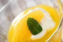 オレンジごろごろゼリー