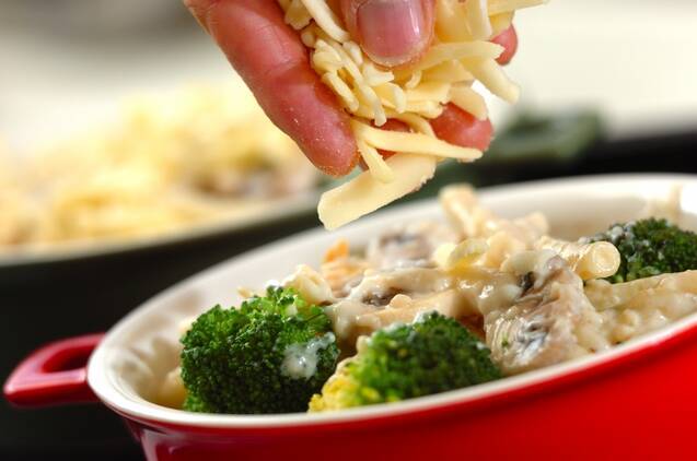 アサリとブロッコリーのグラタンの作り方の手順7