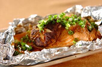 鮭のバターしょうゆ焼き