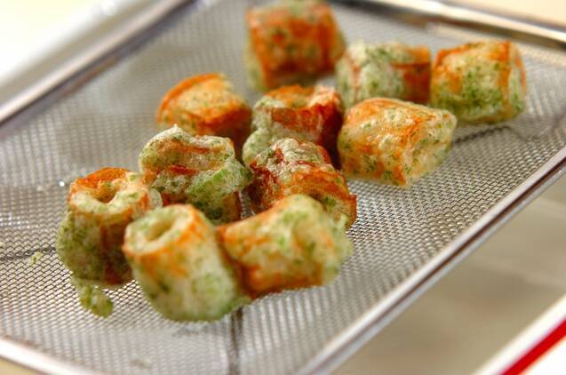 ちくわの磯辺揚げの作り方の手順3