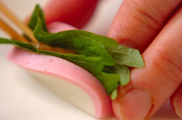 梅しそカマボコの作り方の手順2