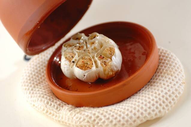 レンジでチン。でホクホク！ニンニクのまんま蒸し焼きの作り方の手順3