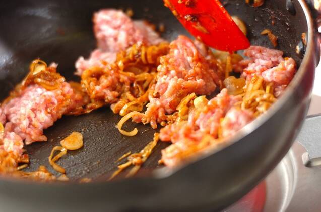 坦々麺の作り方の手順2