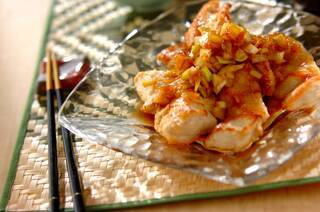 鶏むね肉の唐揚げ風～甘酢ソース～