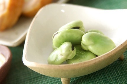 シンプルが一番！そら豆の塩ゆで
