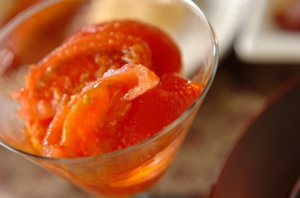 トマトのショウガマリネ