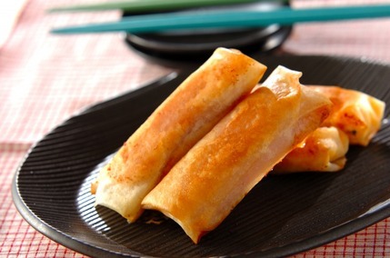 キムチーズ餅春巻き