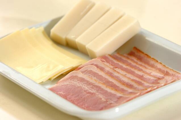 キムチーズ餅春巻きの作り方の手順1