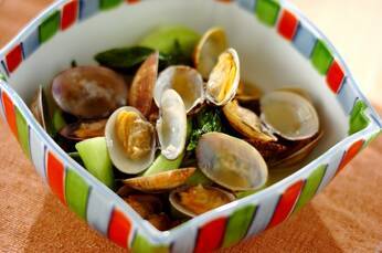 アサリとチンゲンサイのサッと煮