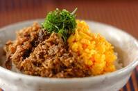 缶詰でおばんざい！サバ缶そぼろ丼