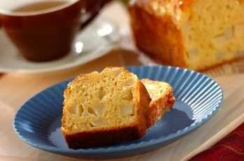 リンゴのパウンドケーキ