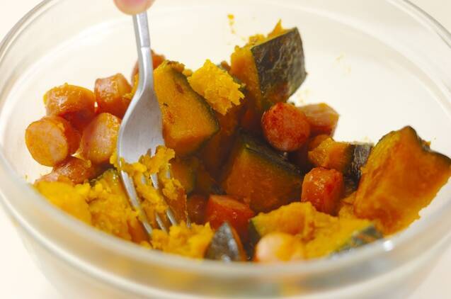 カボチャのクミンサラダの作り方の手順3