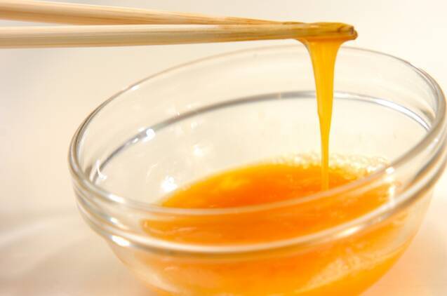 お花卵焼きの作り方の手順1