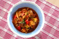 チキンと夏野菜のトマト煮