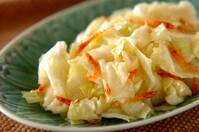 干し桜エビとキャベツの中華風