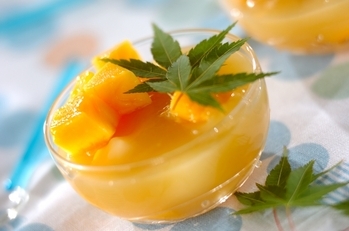 マンゴーの水ようかん