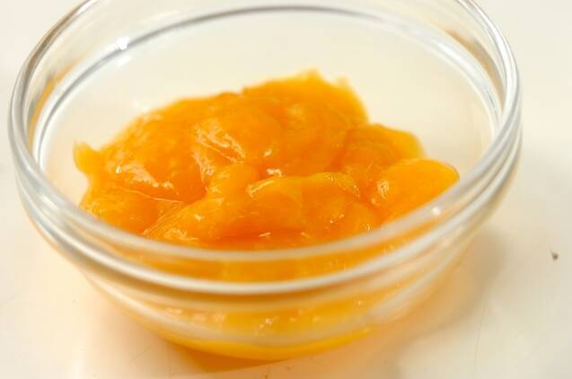 マンゴーの水ようかんの作り方の手順1