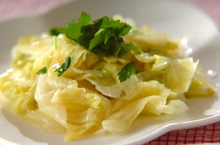 蒸しキャベツのマリネ