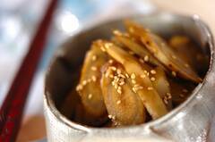 ゴボウの甘煮