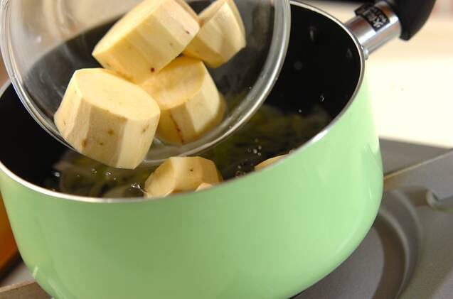 サツマイモとゴマのポタージュの素の作り方の手順3